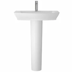 Hudson Reed Maya 650x465 1th White Basin & Full Pedestal