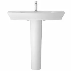 Hudson Reed Maya 850x465 1th White Basin & Full Pedestal