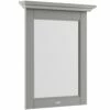 Hudson Reed Old London Storm Grey 600mm Flat Mirror LON213
