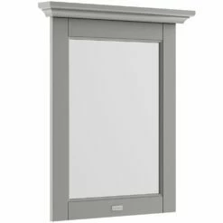 Hudson Reed Old London Storm Grey 600mm Flat Mirror LON213
