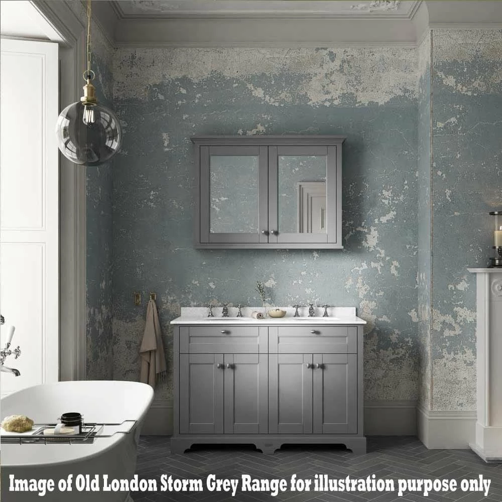 Hudson Reed Old London Storm Grey 600mm Floor Standing Vanity & 3TH Basin LOF233 3 Hudson Reed Old London Storm Grey 600mm Floor Standing Vanity & 3TH Basin LOF233 - Image 3