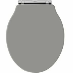 Hudson Reed Old London Storm Grey Chancery Soft Close Top Fix Toilet Seat LOS298