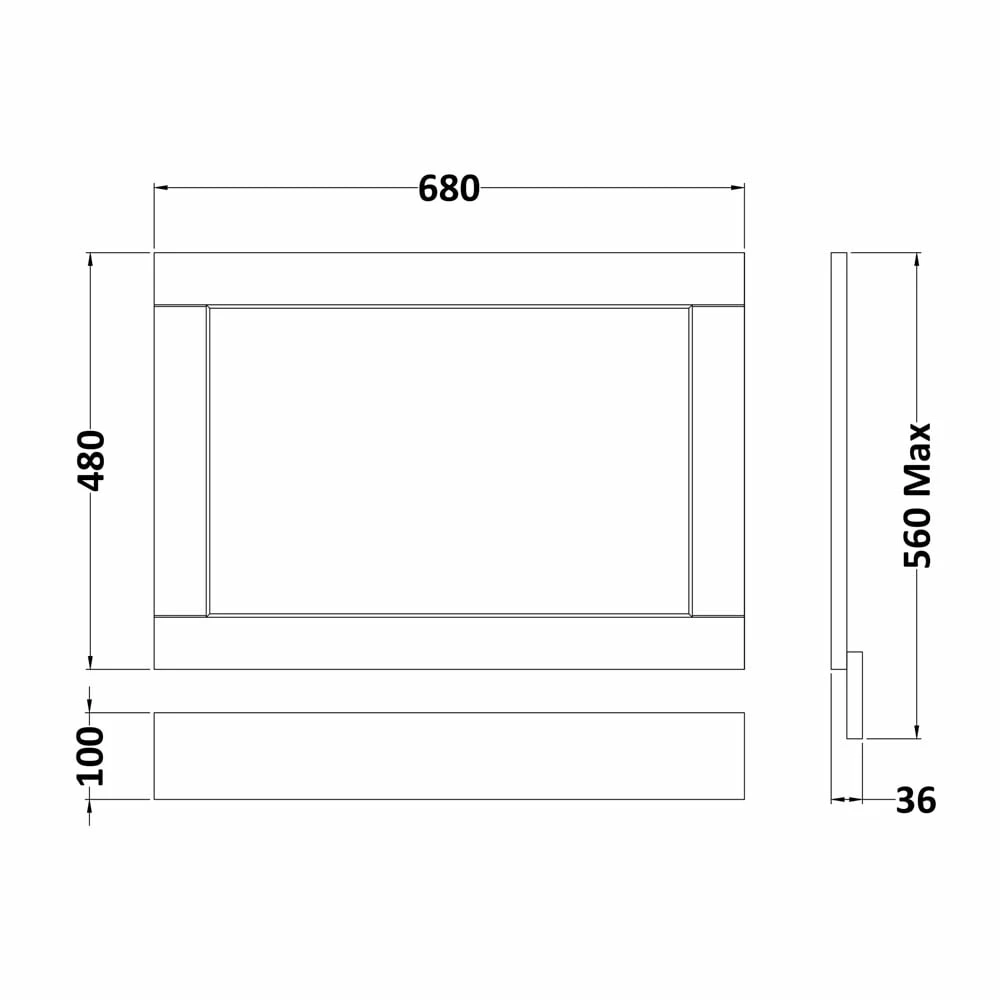 Hudson Reed Old London Timeless Sand 700mm End Bath Panel LOP411 2 Hudson Reed Old London Timeless Sand 700mm End Bath Panel LOP411 - Image 2