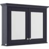 Hudson Reed Old London Twilight Blue 1050mm Mirror Cabinet LON317