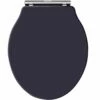 Hudson Reed Old London Twilight Blue Chancery Soft Close Toilet Seat LOS398