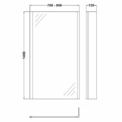 Hudson Reed Quattro Bath Screen - NSBS2 -HANSGROHE Shop hudson reed quattro bath screen nsbs2 p7087 147710 image