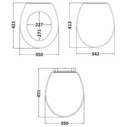 Hudson Reed Richmond 480mm Height Back To Wall Toilet Pan & Storm Grey Seat -HANSGROHE Shop hudson reed richmond 480mm height back to wall toilet pan storm grey seat p32982 162143 image