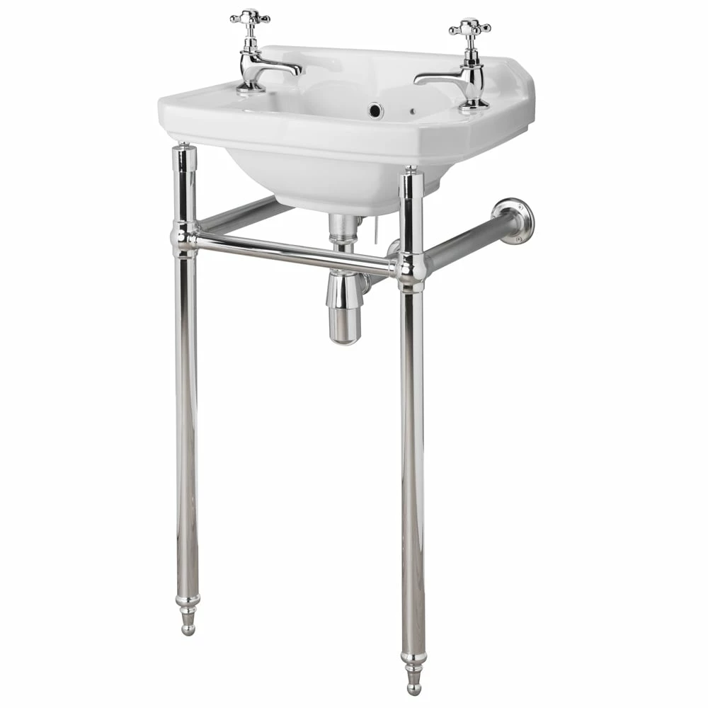 Hudson Reed Richmond 515x300 2th White Cloakroom Basin - NCS829 2 Hudson Reed Richmond 515x300 2th White Cloakroom Basin - NCS829 - Image 2