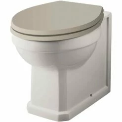 Hudson Reed Richmond White Back To Wall Toilet Pan - NCS806