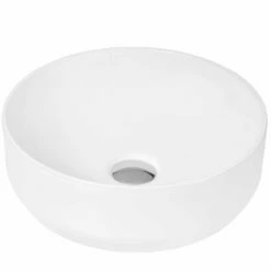 Hudson Reed Vessels 350x350 White Sit-On Countertop Basin NBV162