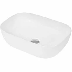 Hudson Reed Vessels 455x325 White Sit-On Countertop Basin NBV158