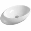 Hudson Reed Vessels 490x310 White Sit-On Countertop Basin NBV168