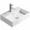 Hudson Reed Vessels 505x355 1th White Sit-On Countertop Basin NBV178