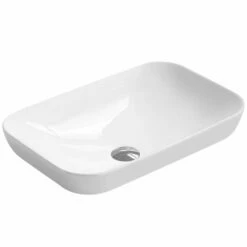 Hudson Reed Vessels 520x340 White Countertop Basin NBV181