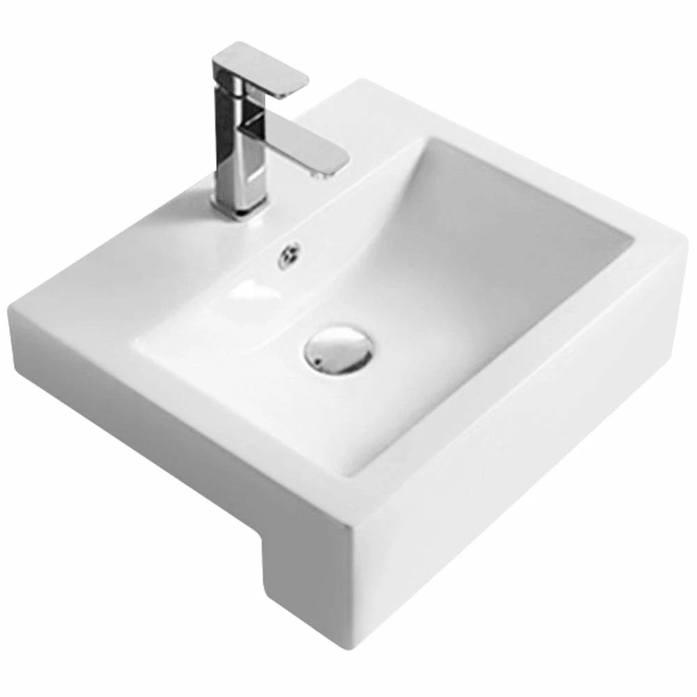Hudson Reed Vessels 530x440 1th White Semi Recessed Basin NBV172 1 Hudson Reed Vessels 530x440 1th White Semi Recessed Basin NBV172
