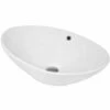 Hudson Reed Vessels 588x390 White Sit-On Countertop Basin - NBV166