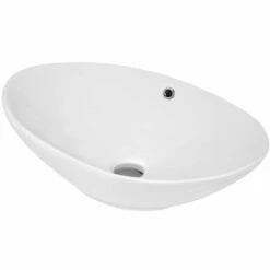 Hudson Reed Vessels 588x390 White Sit-On Countertop Basin - NBV166