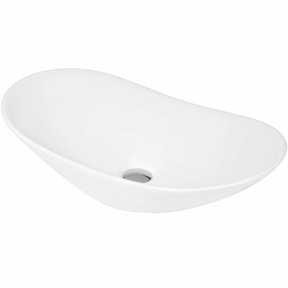 Hudson Reed Vessels 615x360 White Sit-On Countertop Basin NBV159 1 Hudson Reed Vessels 615x360 White Sit-On Countertop Basin NBV159