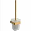 Niagara Disc Brushed Brass Toilet Brush Holder TM3208/BRS