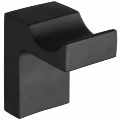 Niagara Disc Matt Black Wall Mounted Robe Hook TM3206/BLK