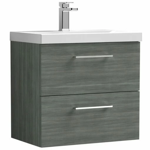Nuie Arno Anthracite 600mm Wall Hung 2-Drawer Vanity Unit & Basin 1 3 Nuie Arno Anthracite 600mm Wall Hung 2-Drawer Vanity Unit & Basin 1 -HANSGROHE Shop nuie arno anthracite 600mm wall hung 2 drawer vanity unit basin 1 p61848 268481 image