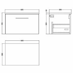 Nuie Arno Cloud Grey 600mm Wall Hung 1-Drawer Vanity & Laminate Top 5 Nuie Arno Cloud Grey 600mm Wall Hung 1-Drawer Vanity & Laminate Top -HANSGROHE Shop nuie arno cloud grey 600mm wall hung 1 drawer vanity laminate top p56989 259386 image