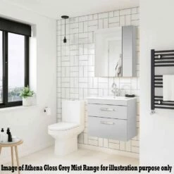 Nuie Arno Gloss White 600mm Floor Stading 2-Drawer Vanity Unit & Basin 1 -HANSGROHE Shop nuie arno gloss white 600mm floor stading 2 drawer vanity unit basin 1 p56870 256053 image