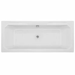 Nuie Ascott Traditional White Double Ended Art Deco Bath 1800x800mm - NLB114