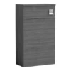 Nuie Athena Anthracite Woodgrain 500mm Back To Wall WC Toilet Unit MOD542