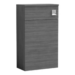 Nuie Athena Anthracite Woodgrain 500mm Back To Wall WC Toilet Unit MOD542