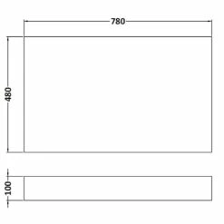 Nuie Athena Anthracite Woodgrain 800mm Bath End Panel - MPD513 -HANSGROHE Shop nuie athena anthracite woodgrain 800mm bath end panel mpd513 p30415 147825 image