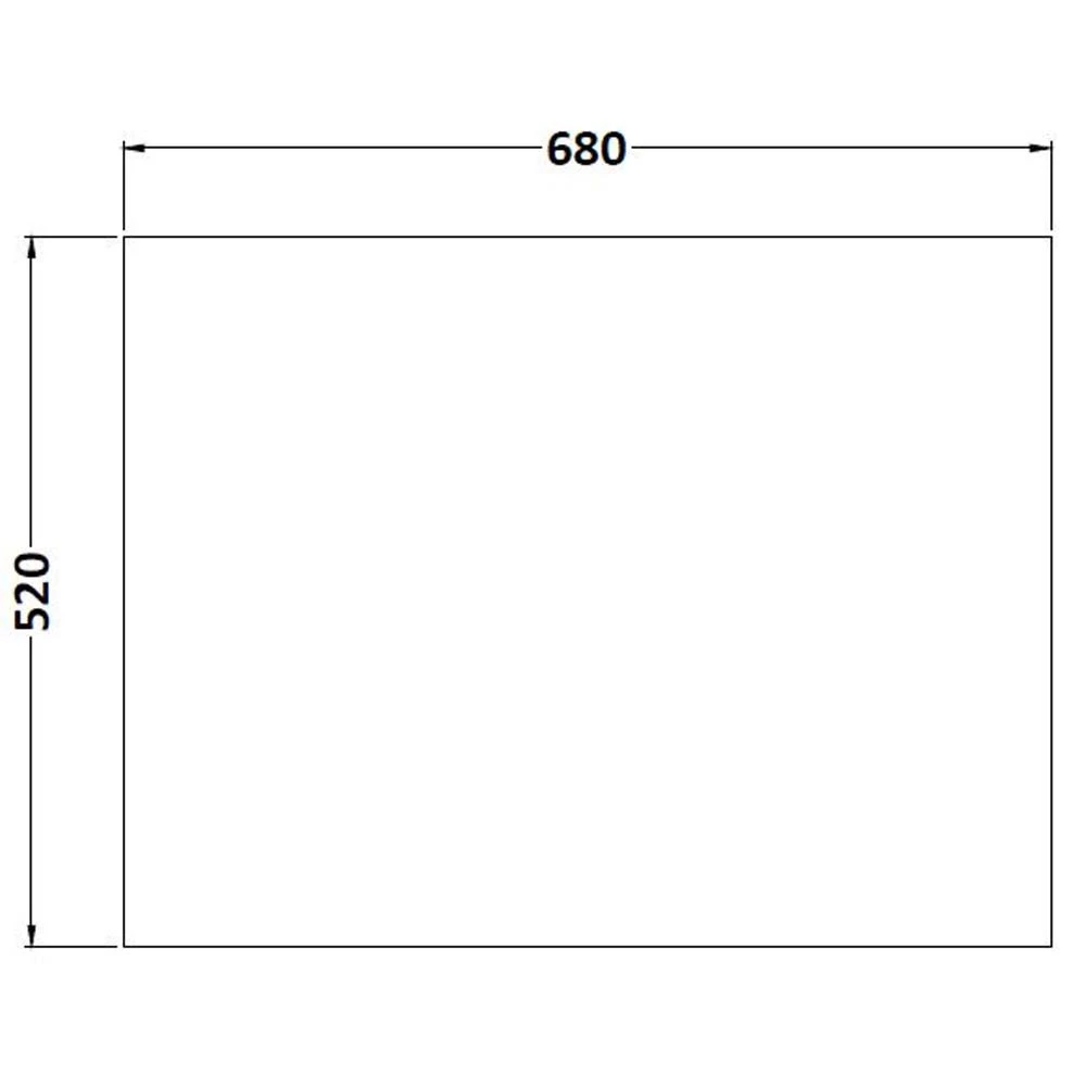 Nuie Athena Charcoal Black Square Shower Bath End Panel - MPD631 3 Nuie Athena Charcoal Black Square Shower Bath End Panel - MPD631 - Image 3