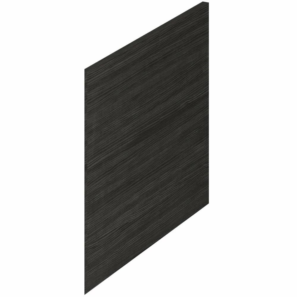Nuie Athena Charcoal Black Square Shower Bath End Panel - MPD631 1 Nuie Athena Charcoal Black Square Shower Bath End Panel - MPD631
