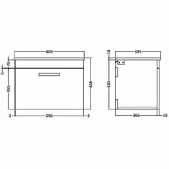 Nuie Athena Charcoal Black Wall Hung 600mm Cabinet & Worktop - ATH040W 7 Nuie Athena Charcoal Black Wall Hung 600mm Cabinet & Worktop - ATH040W -HANSGROHE Shop nuie athena charcoal black wall hung 600mm cabinet worktop ath040w p29664 145424 image