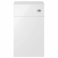 Nuie Athena Gloss White 500mm Back To Wall WC Toilet Unit MOE142