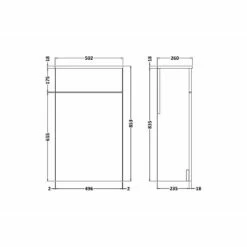 Nuie Athena Gloss White 500mm Back To Wall WC Toilet Unit MOE142 -HANSGROHE Shop nuie athena gloss white 500mm back to wall wc toilet unit moe142 p29812 145855 image