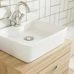 Nuie Athena Gloss White Floor Standing 600mm Cabinet & Worktop -HANSGROHE Shop nuie athena gloss white floor standing 600mm cabinet worktop p29789 145795 image