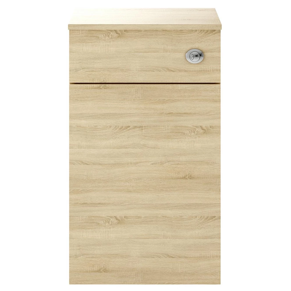 Nuie Athena Natural Oak 500mm Back To Wall WC Toilet Unit MOC642 1 Nuie Athena Natural Oak 500mm Back To Wall WC Toilet Unit MOC642