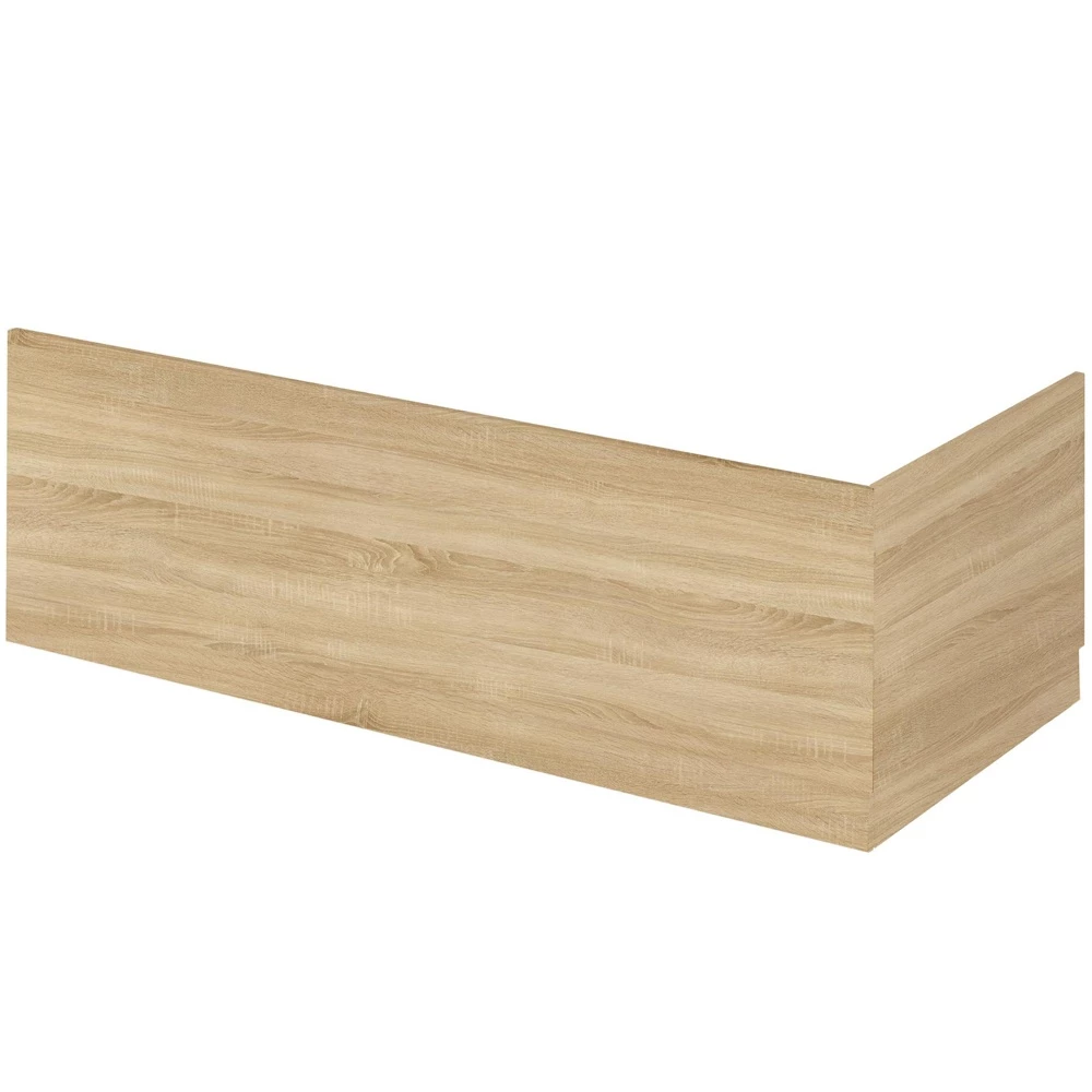 Nuie Athena Natural Oak 700mm Bath End Panel - MPC611 2 Nuie Athena Natural Oak 700mm Bath End Panel - MPC611 - Image 2