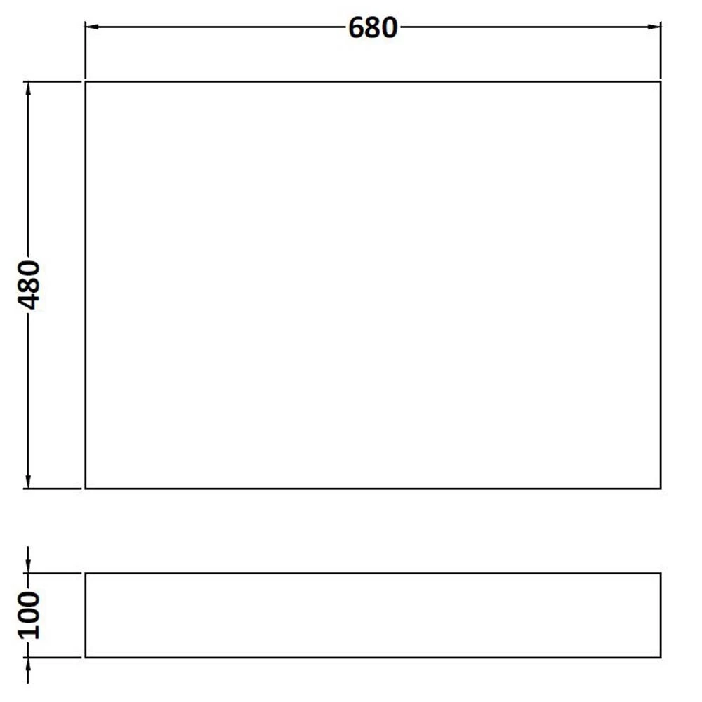 Nuie Athena Natural Oak 700mm Bath End Panel - MPC611 3 Nuie Athena Natural Oak 700mm Bath End Panel - MPC611 - Image 3