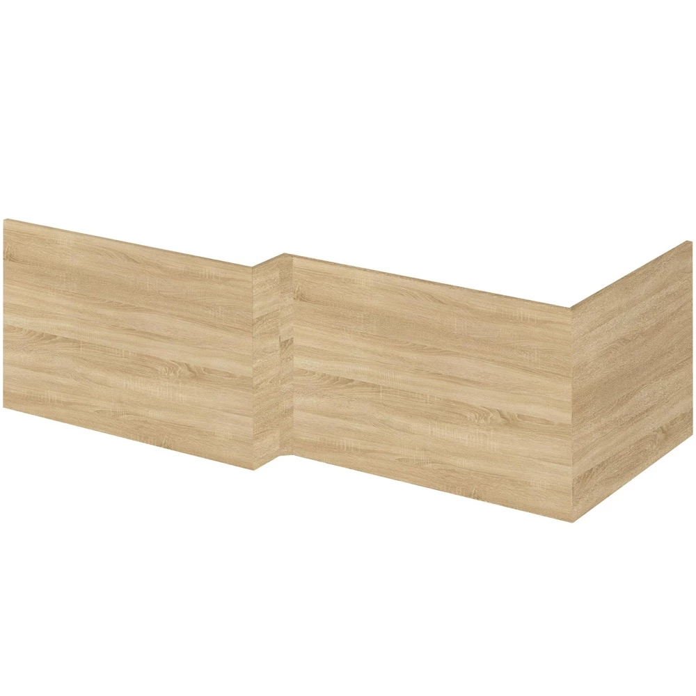 Nuie Athena Natural Oak Square Shower Bath End Panel - MPC631 2 Nuie Athena Natural Oak Square Shower Bath End Panel - MPC631 - Image 2