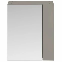 Nuie Athena Stone Grey 600 Mirror Unit 75/25 - MOC524