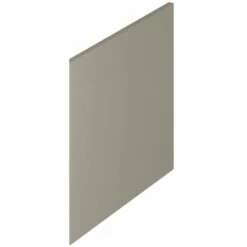 Nuie Athena Stone Grey Square Shower Bath End Panel - MPC431