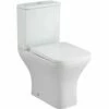 Nuie Ava Square Rimless Pan, Cistern & Soft Close Seat NCG450