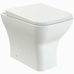 Nuie Ava White Back To Wall Pan Toilet & Soft Close Seat - NCG406