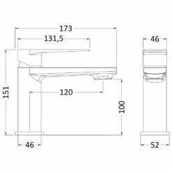 Nuie Bailey Chrome Single Lever Mono Basin Mixer Tap With Waste BAI305 -HANSGROHE Shop nuie bailey chrome single lever mono basin mixer tap with waste bai305 p35194 173199 image