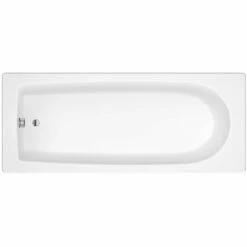 Nuie Barmby Round Single Ended Straight Bath 1500x700 & Front Panel -HANSGROHE Shop nuie barmby round single ended straight bath 1500x700 front panel p58322 258420 image