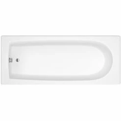 Nuie Barmby Round Single Ended Straight Bath 1600x700 & Front Panel -HANSGROHE Shop nuie barmby round single ended straight bath 1600x700 front panel p58323 286231 image
