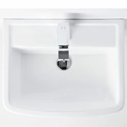 Nuie Bliss 520x425 1th White Basin & Semi Pedestal CBL011 -HANSGROHE Shop nuie bliss 520x425 1th white basin semi pedestal cbl011 p30927 150062 image