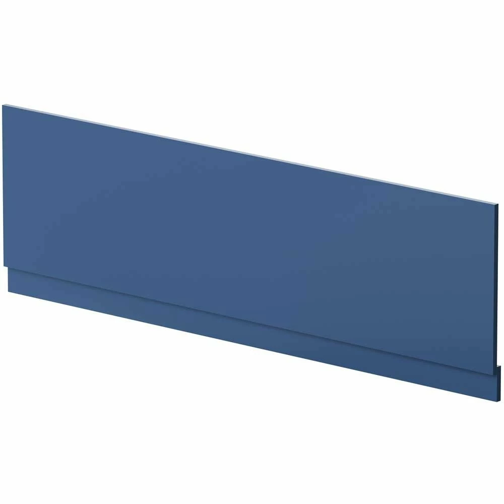 Nuie Blocks Satin Blue 1800mm Bath Front Panel - MOF378 1 Nuie Blocks Satin Blue 1800mm Bath Front Panel - MOF378